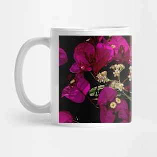 Purple and White Mug